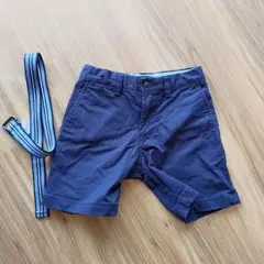 Polo Ralph Lauren ハーフパンツ 4 ネイビー ベルト付き