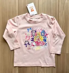 【新品】キミとアイドル プリキュア ロンT ピンク 100㎝