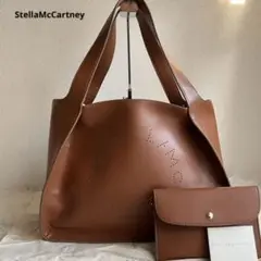 ✨️極美品✨️ StellaMcCartney トートバッグ ブラウン ポーチ