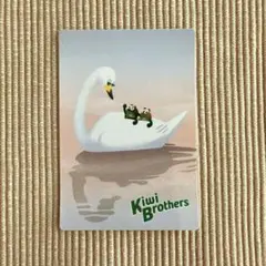 ゼスプリ　キウイブラザーズの冒険ステッカー　No.29「対岸までの小旅行」