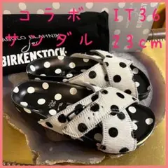 【新品コラボ第二弾】36マノロブラニク ビリケン ドット サンダル