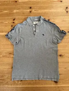 Abercrombie & Fitch グレー ポロシャツ M