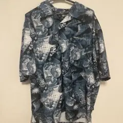 ハードロックカフェ　Lサイズ　柄シャツ