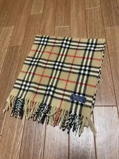 【値引】バーバリー マフラー カシミヤ キャメル