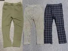 UNIQLO（ユニクロ）、他 レギンス3枚セット 100cm