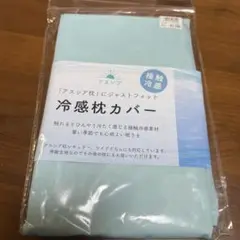 接触冷感枕カバー 水色 アスシア枕