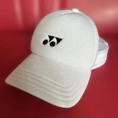 YONEX ヨネックス ホワイト メッシュキャップ　帽子