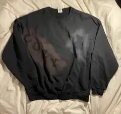 古着 GILDAN ブラック スウェット XL COZY 短丈