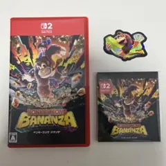 ドンキーコングバナンザ　ソフト　購入特典　メモ帳　ステッカー　セット
