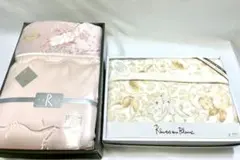ｍ0731-87　ロフテー綿毛布 HARIKA肌ふとん　２点セット　シングル