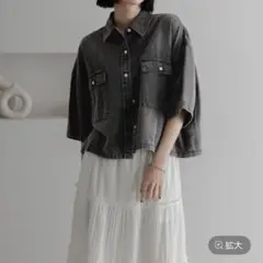 LOWRYSFARM デニムシャツ