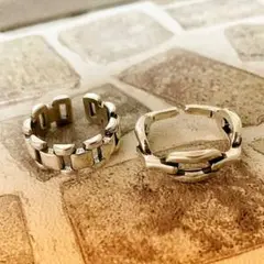 新品☆安心のメルカリ便☆ 指輪 ☆ クロス ☆ ペアリング ☆フリーサイズ ☆z
