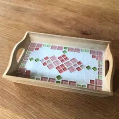 小物トレイ モザイクガラス