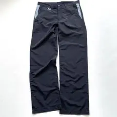 adidas トレフォイル2Wayパンツ　 黒　L ロールアップ パンツ　古着