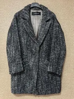 ドゥーズィエムクラス☆ツイードコクーンコート☆美品 ENFOLD