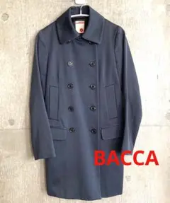 BACCA トレンチコート 青っぽいグレー