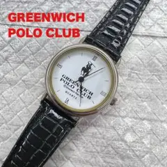 時計　GREENWICH POLO CLUB ポロくら