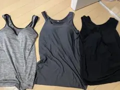 ブラカップ付きタンクトップ3点セット