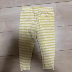 ZARA ストライプパンツ 12-18ヶ月　黄色　80 90