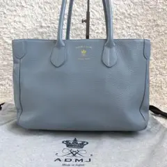 A.D.M.J. 希少カラー トートバッグ 大容量 A4◎ 通勤 通学 ロゴ