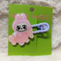 ハンドメイド ウサギキャラクター ヘアクリップ