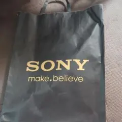 SONY ショップ袋 黒色