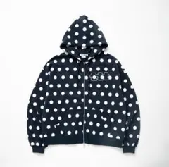 ttt_msw Dot zip up hoodie NAVY