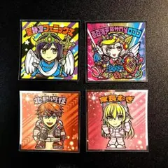 ★4枚セット★にじさんじマン2 メッセージ付きシール ビックリマンチョコ