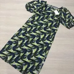 新品.タグ付き.CIAOPANICTYPY.総柄ロングワンピース.レディース.