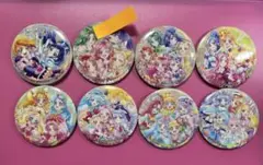 プリキュア20周年記念　缶バッチ　8種セット