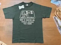 ウエアハウス　Lot 4601Tシャツ "S&S" フロッキープリント　サイズM