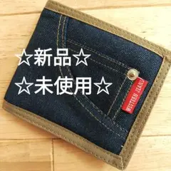 メンズ　二つ折り財布　デニム　WESTERN JEANS カッコいい