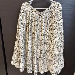 キッズ　スカート　ダルメシアン　130