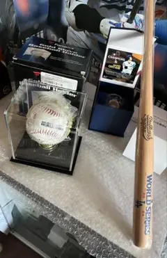 大谷翔平 実使用バット&ジャージカード 希少】大谷翔平 マイクトラウト 実使用 バット ジャージ