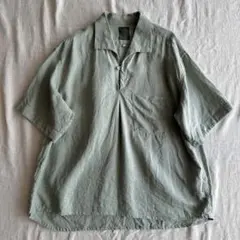 Gorsch ゴーシュ リネンシャツ カプリシャツ スキッパーシャツ 48