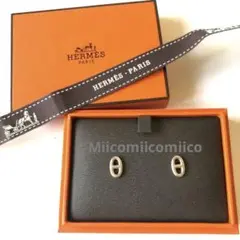 エルメス シェーヌダンクル ピアス シルバー