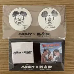 キンプリ　ミッキー&フレンズ　ポップアップストア　缶バッジ