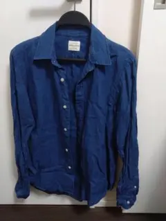 URBAN RESEARCH ダークブルー 長袖シャツ S