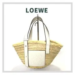 LOEWE ロエベ バスケットスモール ハンドバッグ ベージュ ストロー