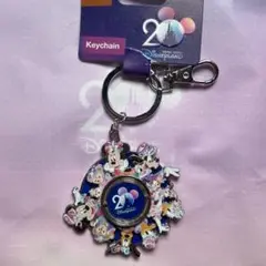 香港ディズニー　20周年 くるくるキーホルダー HKDL
