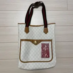 早い者勝ち 美品 GUCCI Plus トート GG柄 ホワイト