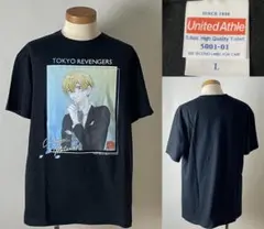 並品★東京卍リベンジャーズ 松野千冬 CHIFUYU Tシャツ L ブラック