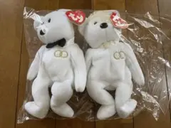 Ty ホワイトクマ ぬいぐるみ 2体セット