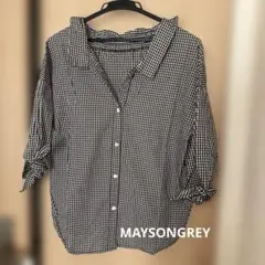 MAYSONGREY チェックシャツ
