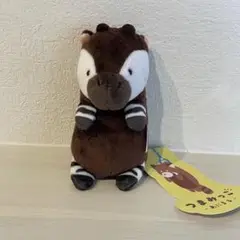 ぬいぐるみ キーホルダー つまみっこ ファスナーつきマスコット オカピ