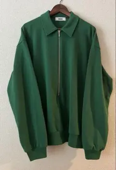 REVERBERATE　HALF ZIPP PIQUE オーラリー