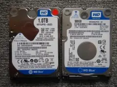 2.5HDD　1TB×1 500GB×1 計2個 №1025
