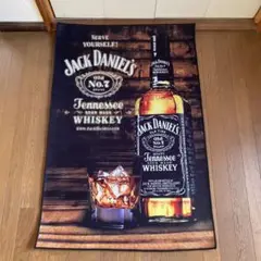 ジャックダニエルJack Daniel's 室内用玄関マット 80x120cm
