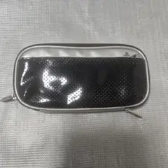 PSVita/PSP 共用収納ポーチ シルバー/ブラック 専用ケース