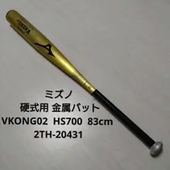 ミズノ 硬式用 金属バット VKONG02 HS700 83cm